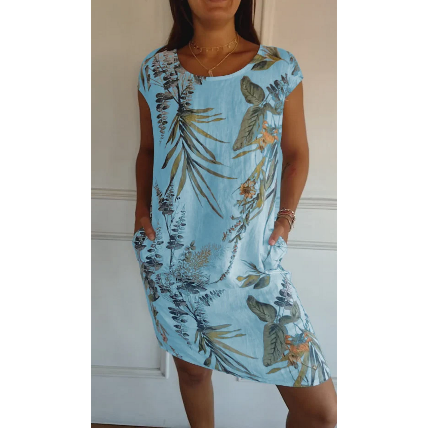 Mona Women's Summer Dress – Floral Pattern for Casual Outings 4