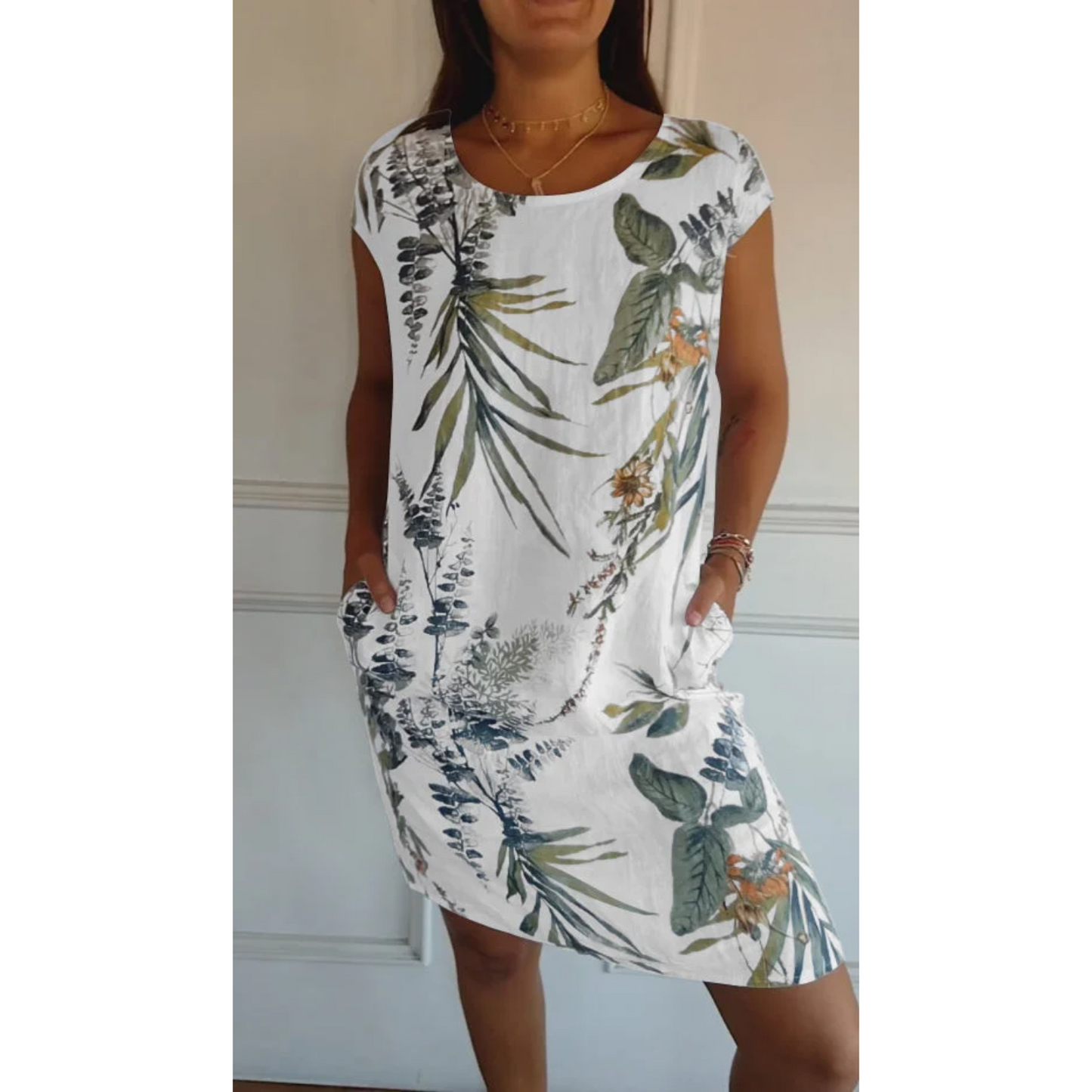 Mona Women's Summer Dress – Floral Pattern for Casual Outings 7