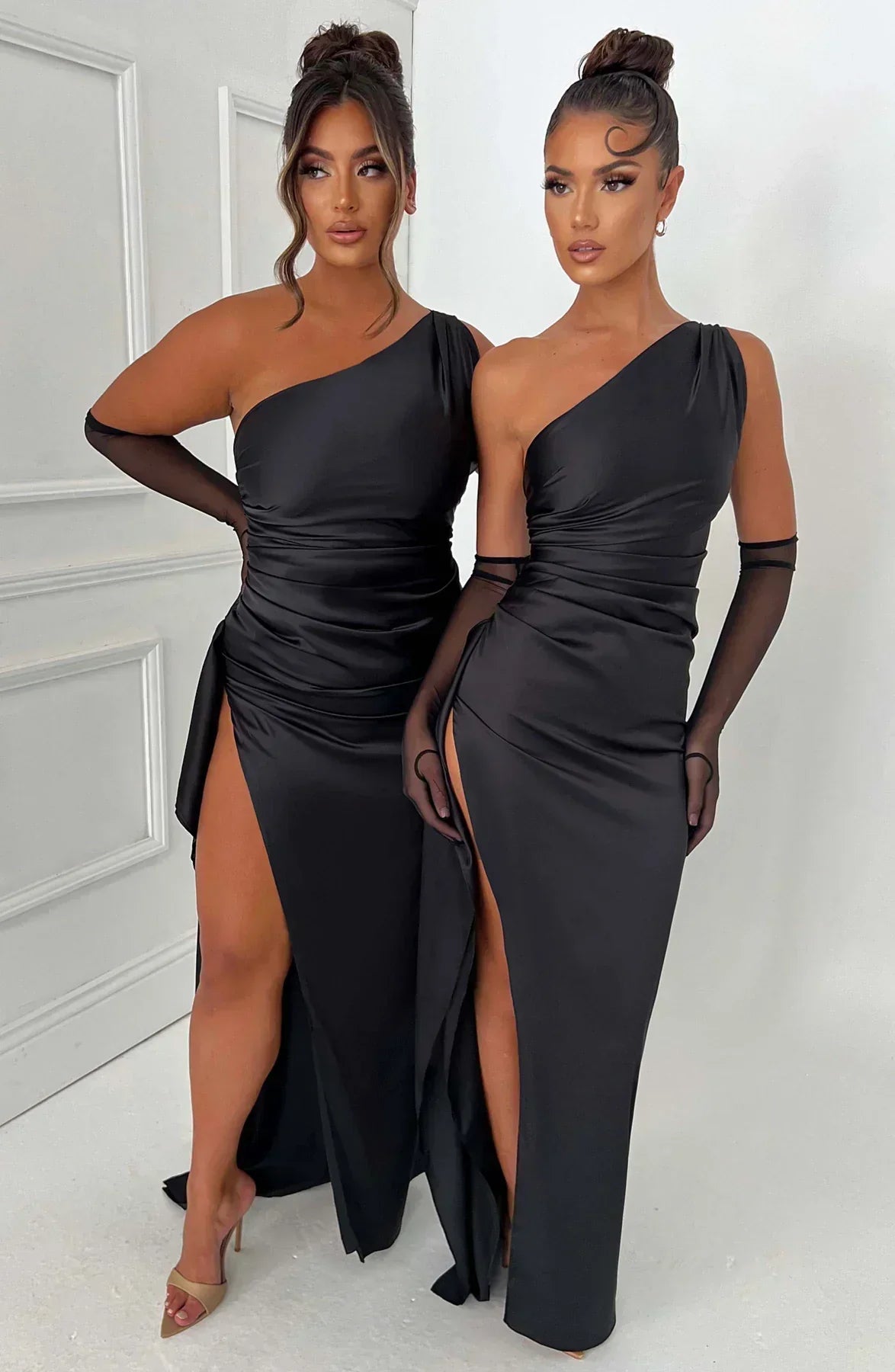 Nara Women's Elegant Maxi Dress – Asymmetrical Style for Formal Events 3