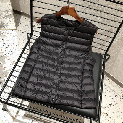 Nerina Women's Black Gilet – Lightweight Warmth for Layering 6