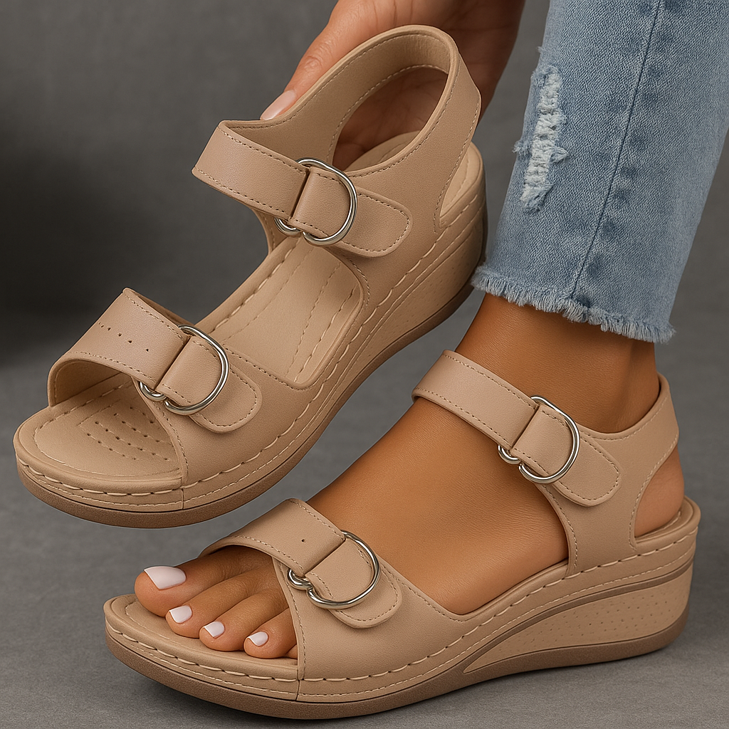Nerina Women's Sandals – Orthopedic Wedge Heel for All-Day Comfort 3