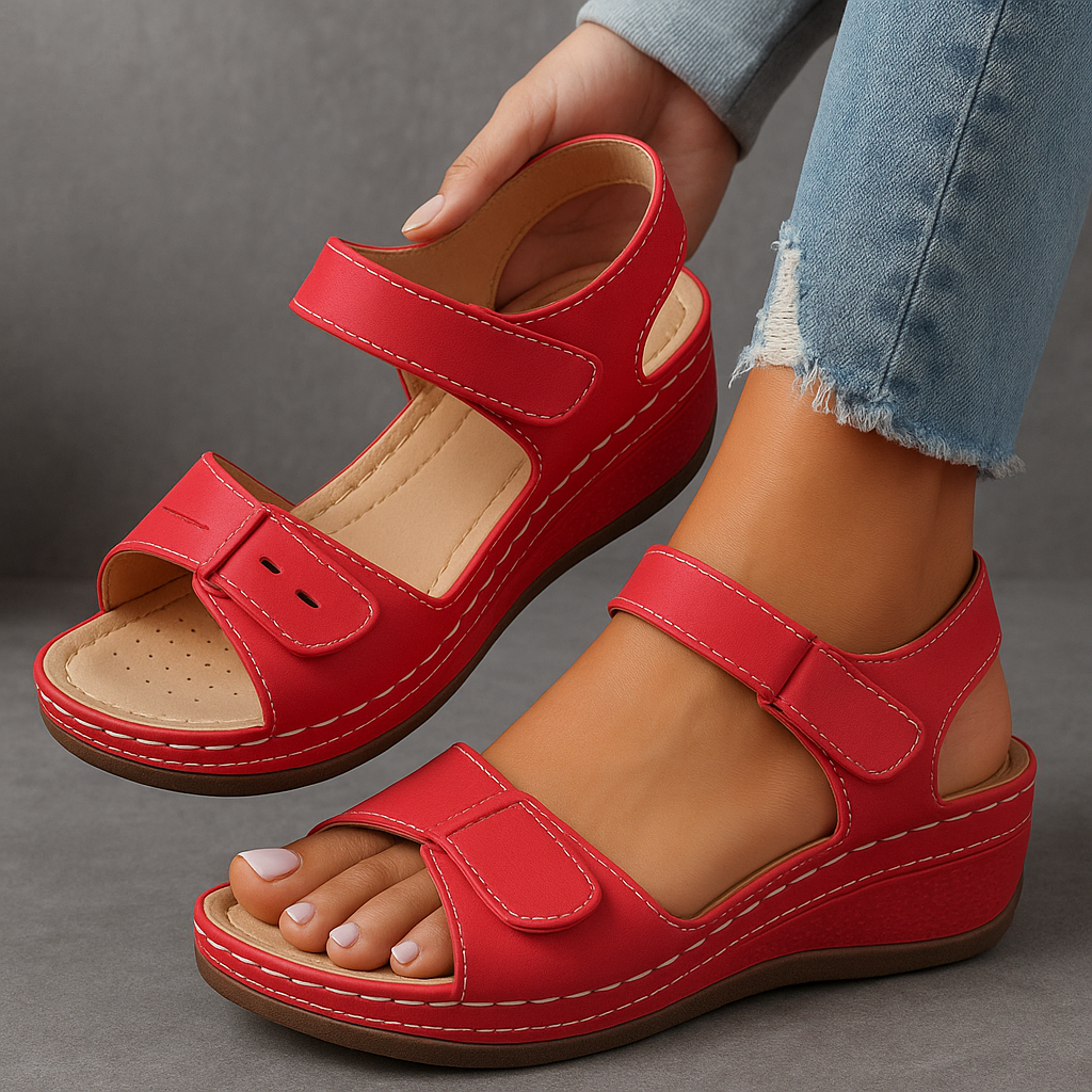 Nerina Women's Sandals – Orthopedic Wedge Heel for All-Day Comfort 5