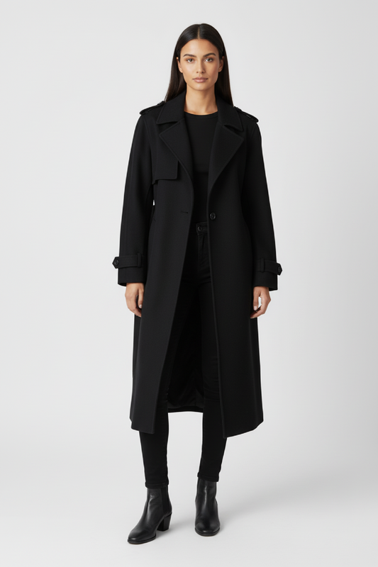 Nexa Women's Oversized Trench Coat – Chic Winter Outerwear 0
