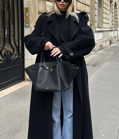 Nexa Women's Oversized Trench Coat – Chic Winter Outerwear 7