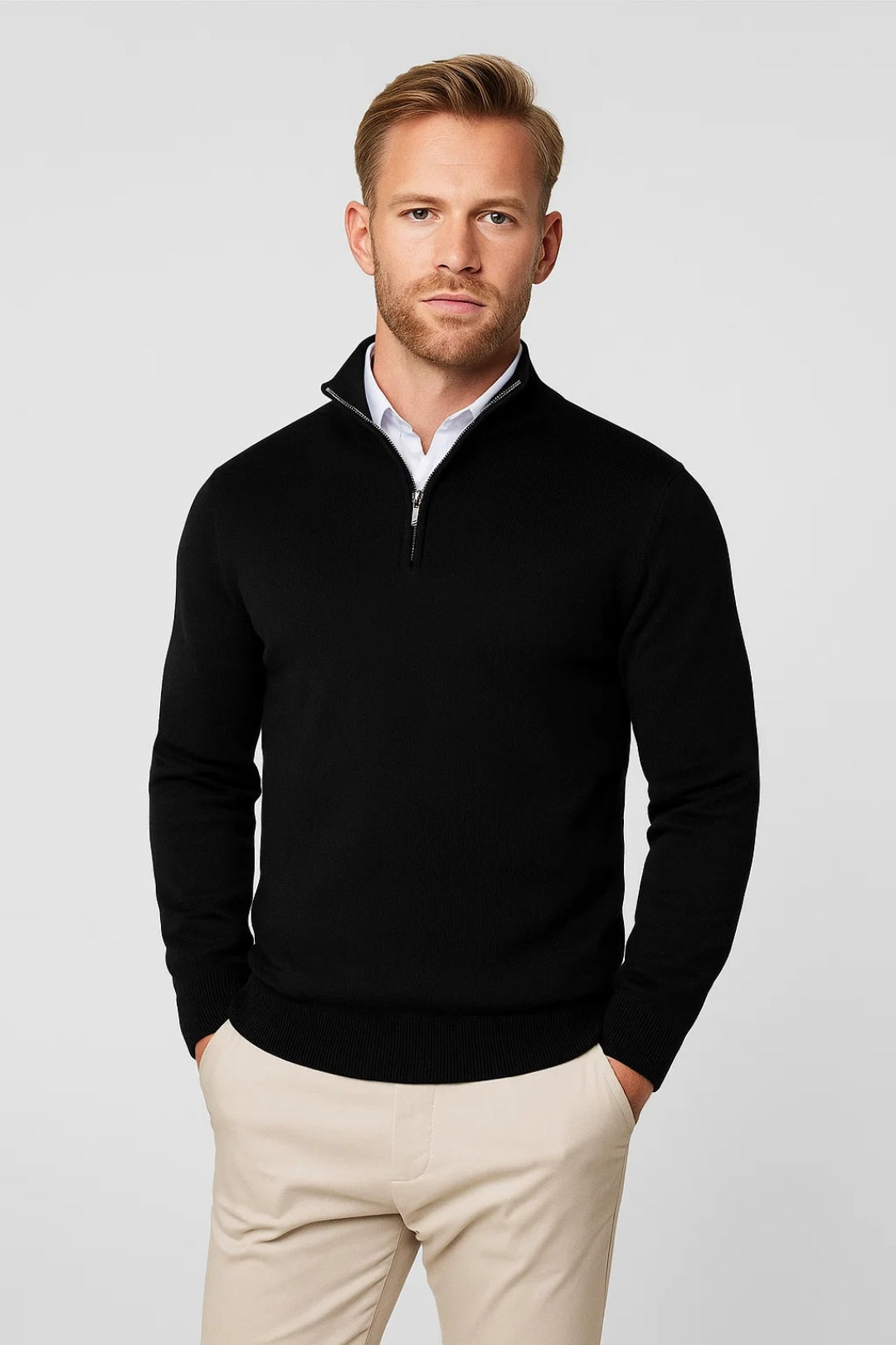Nexon Herren Pullover – Stilvoller Half-Zip für Elegante Auftritte 0