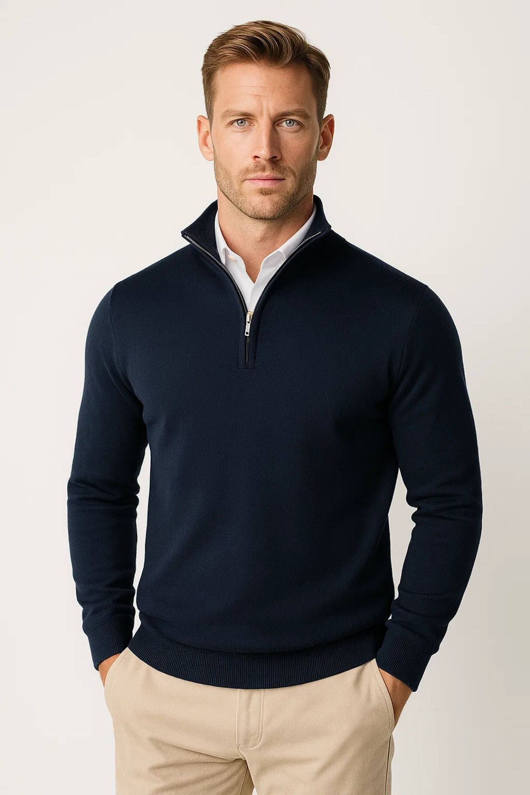 Nexon Herren Pullover – Stilvoller Half-Zip für Elegante Auftritte 2