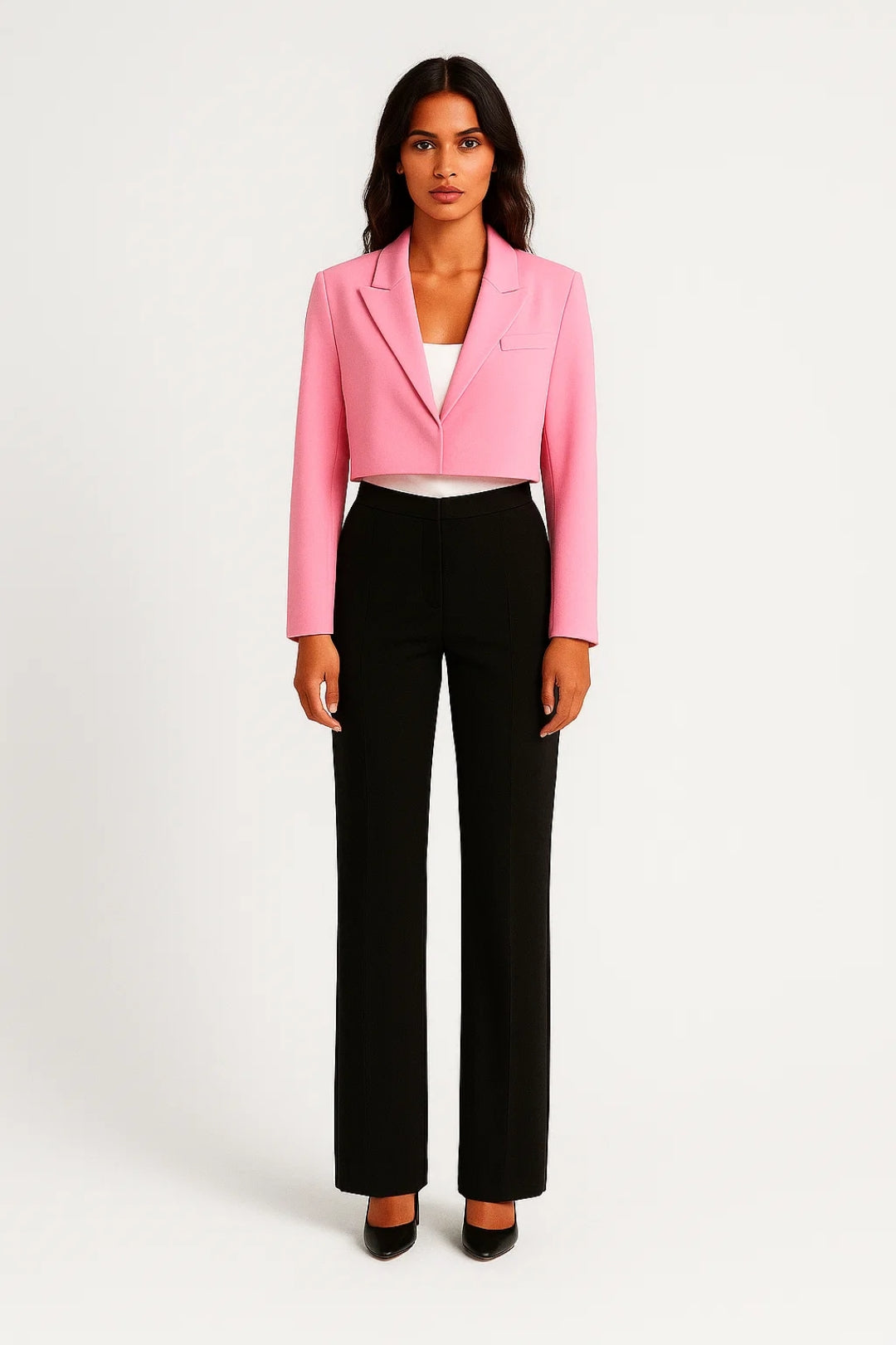 Nora Women's Cropped Blazer – Tailored Fit for Effortless Chic 1