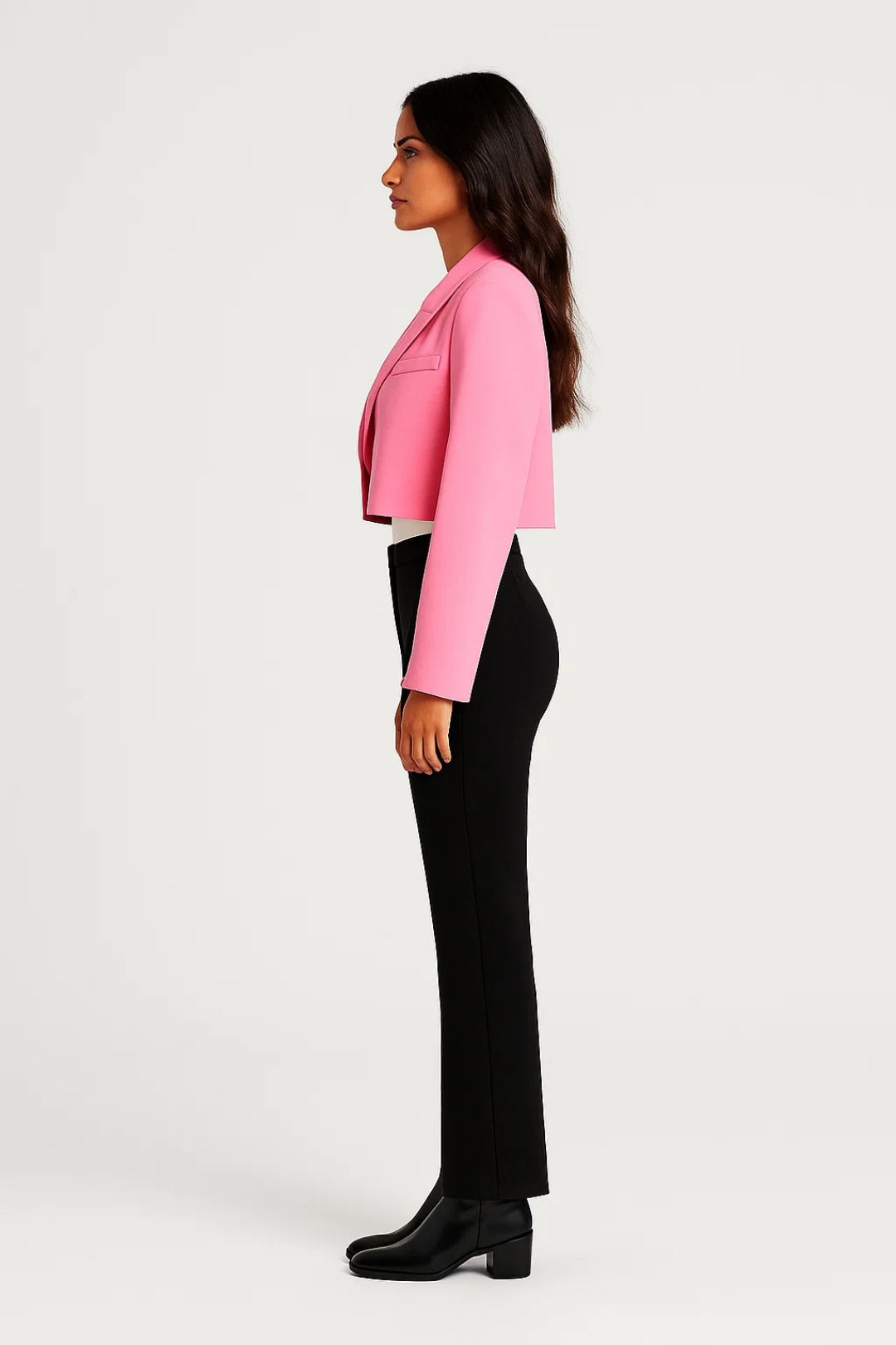 Nora Women's Cropped Blazer – Tailored Fit for Effortless Chic 2