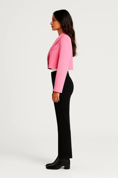 Nora Women's Cropped Blazer – Tailored Fit for Effortless Chic 2