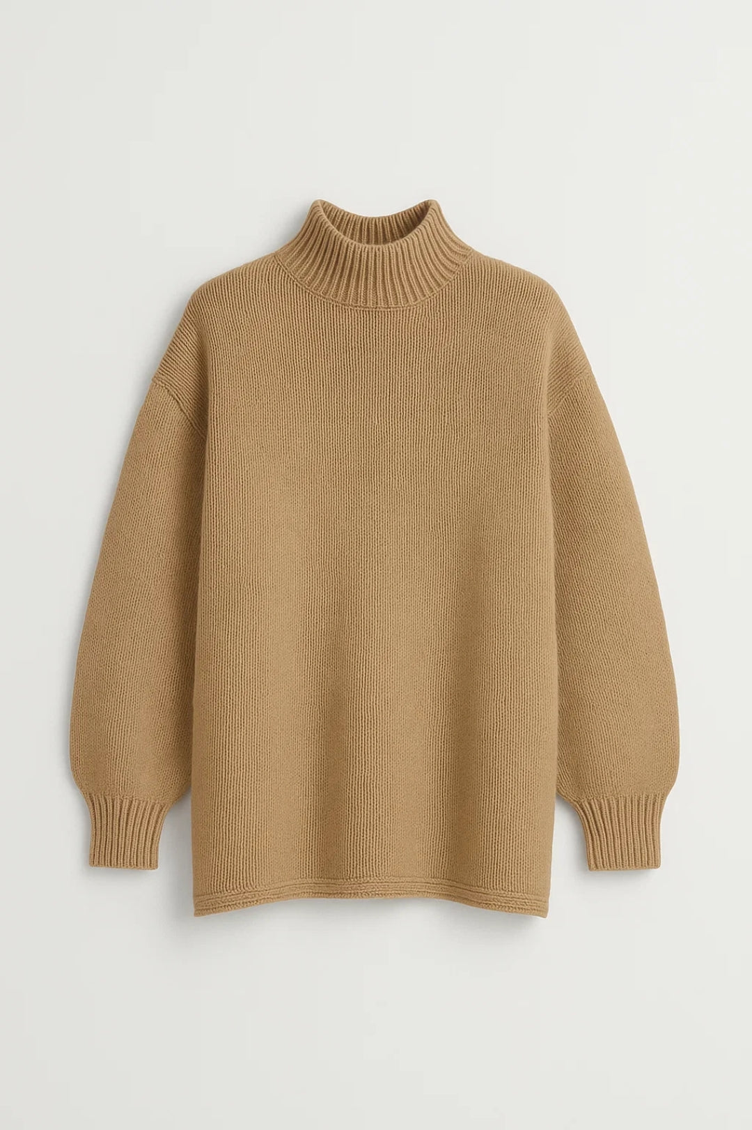 Nora Women's Oversized Sweater – Cozy High Collar for Everyday Wear 1