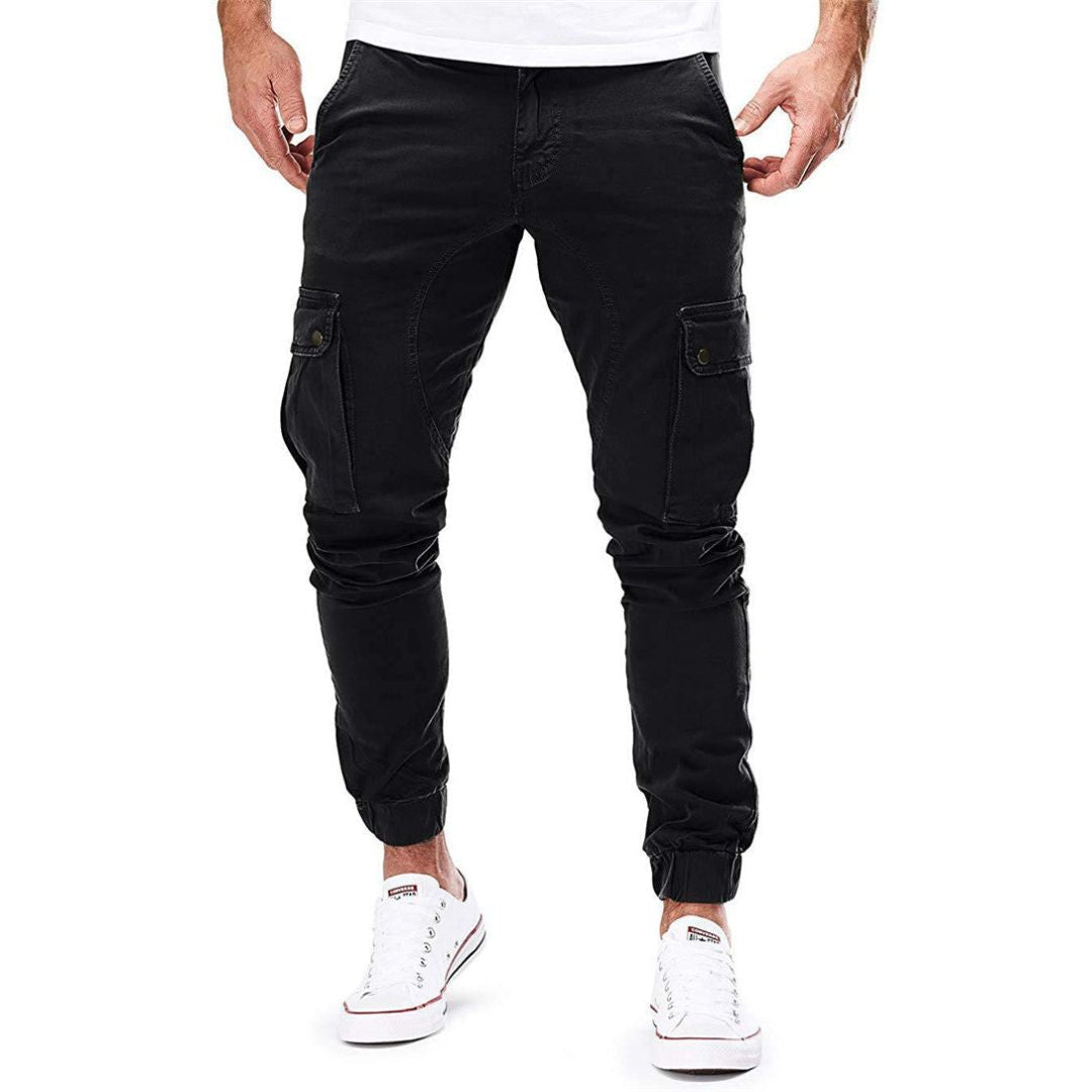 Trousers Men - Sporty Functional Fit Cargo Trousers