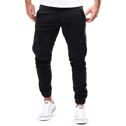 Trousers Men - Sporty Functional Fit Cargo Trousers