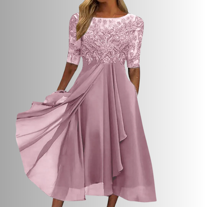 Ravelle Women's Elegant Lace Dress – Timeless Style for Special Occasions 1
