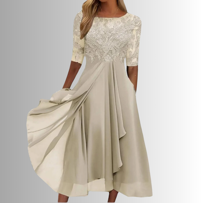 Ravelle Women's Elegant Lace Dress – Timeless Style for Special Occasions 2