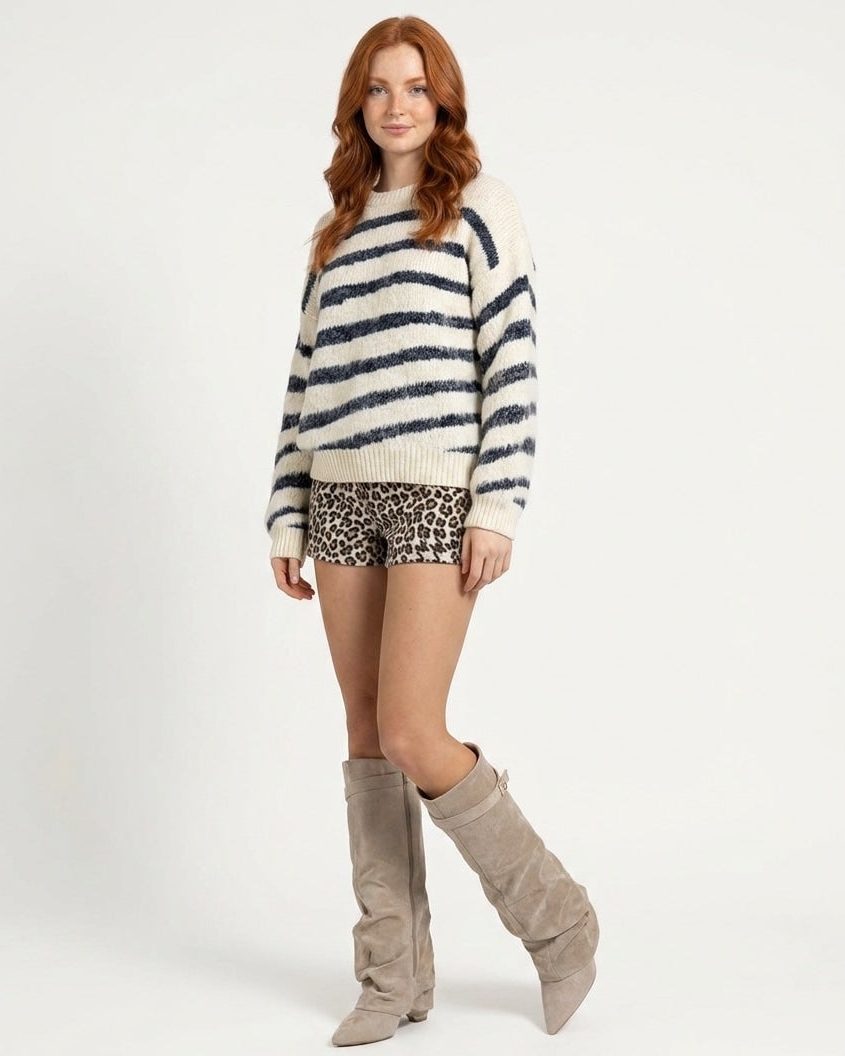 Sarela Women's Knee High Boots – Slouchy Suede Comfort for Casual Wear 7