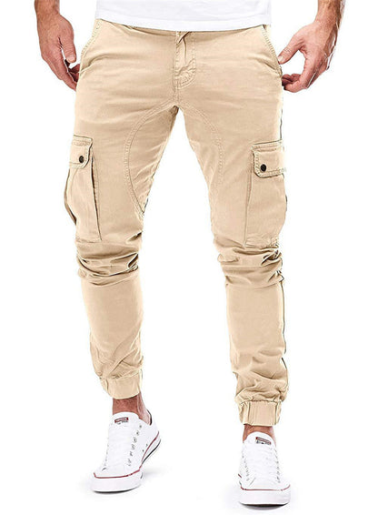 Trousers Men - Sporty Functional Fit Cargo Trousers