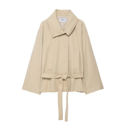 Sera Women's Chic Summer Suit – Stylish Lace-Up Jacket & Shorts 7