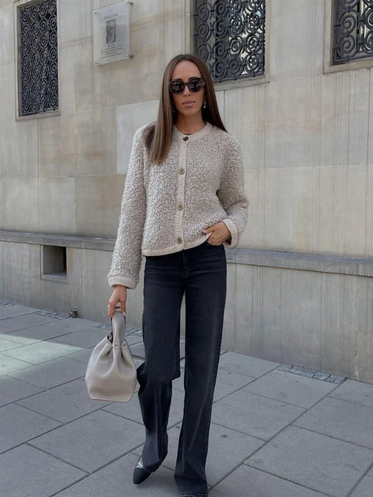 Sofia Gemütlicher Teddy-Cardigan – Weich und Vielseitig für Winterabende 2