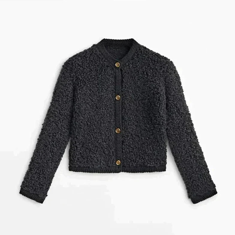 Sofia Gemütlicher Teddy-Cardigan – Weich und Vielseitig für Winterabende 4