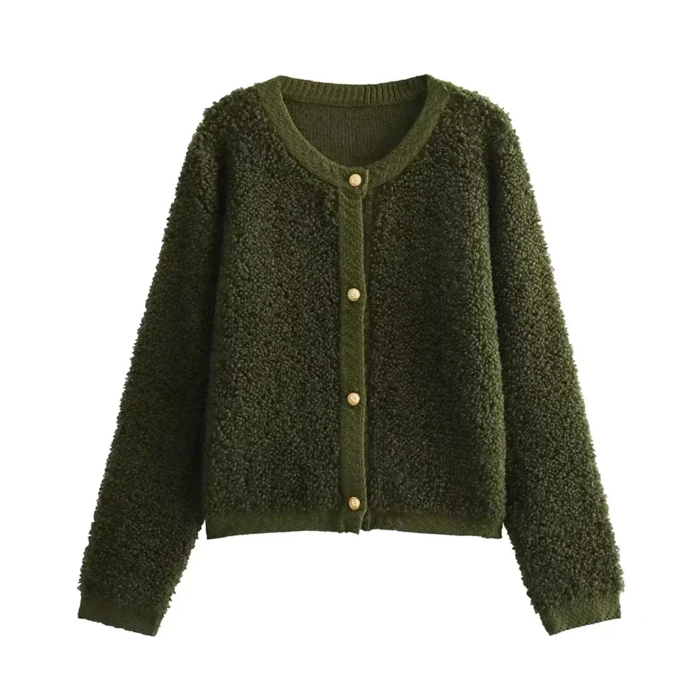 Sofia Gemütlicher Teddy-Cardigan – Weich und Vielseitig für Winterabende 5