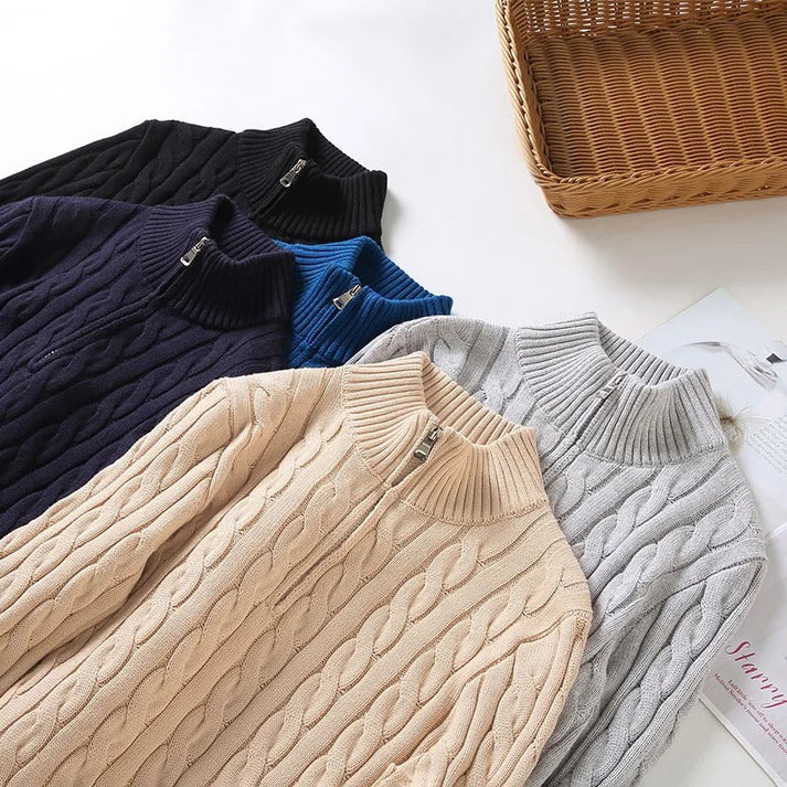Sola Damenpullover – Stilvolles Zopfmuster für kalte Tage 2