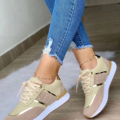 StitchPatch Women's Trendy Leather Shoes – Unique Colorful Design for Stylish Comfort 1