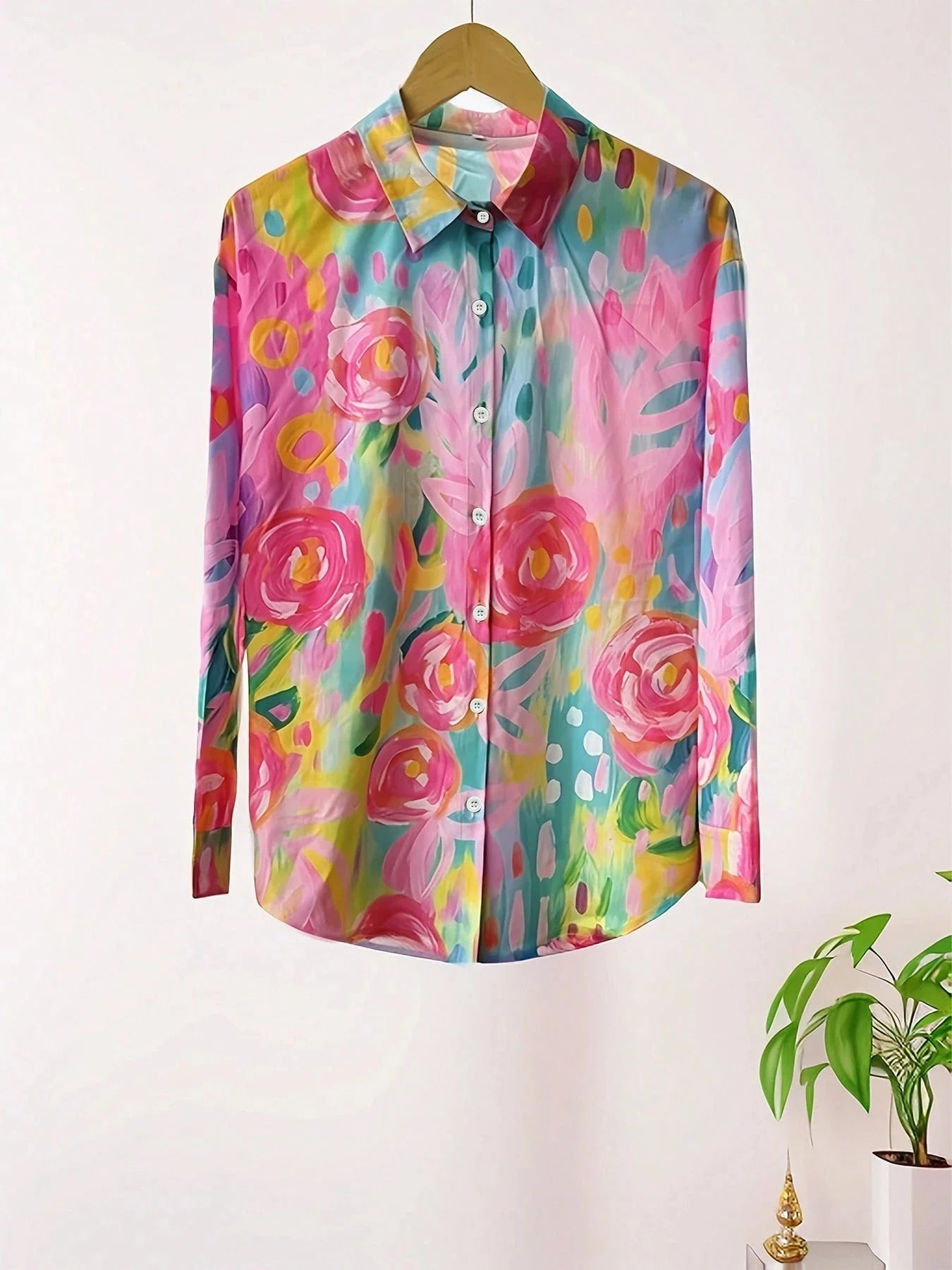 Talia Women's Colorful Blouse – Vibrant Print Comfortable Fit 6