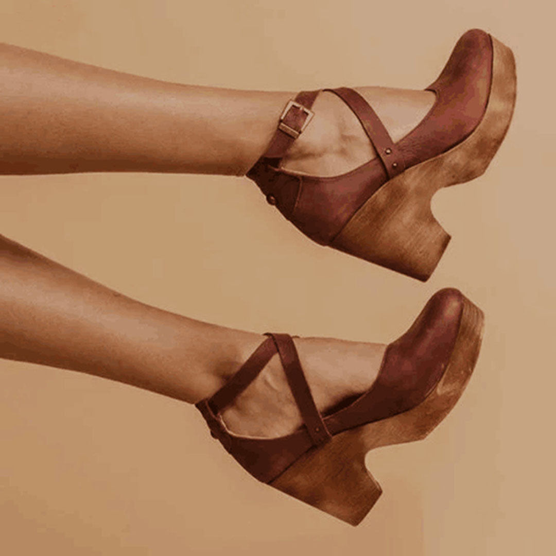 Terina Elegant Wedge Heels – Closed Toe Comfort for All-Day Wear 1