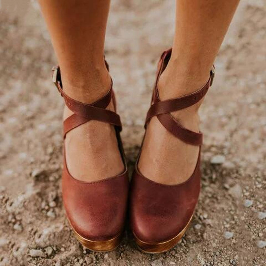 Terina Elegant Wedge Heels – Closed Toe Comfort for All-Day Wear 3