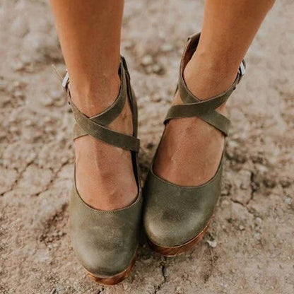 Terina Elegant Wedge Heels – Closed Toe Comfort for All-Day Wear 4
