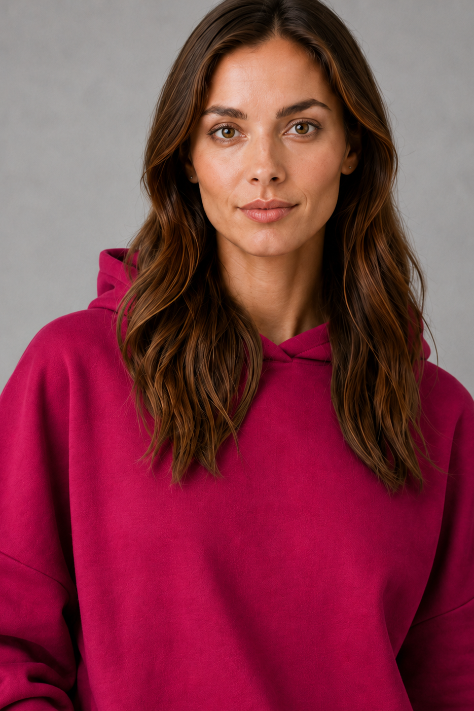 Hoodie Women - Fleece Hoodie with Kangaroo Pocket