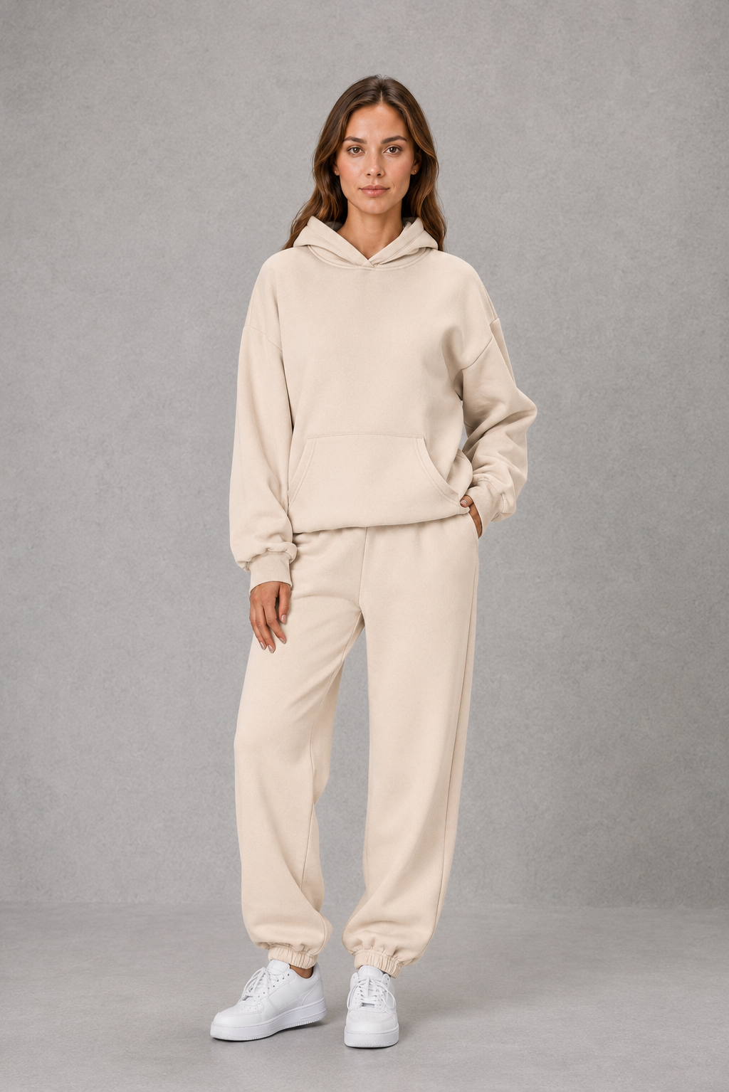 Tracksuit Women - Hooded Sweatshirt and Jogger Set