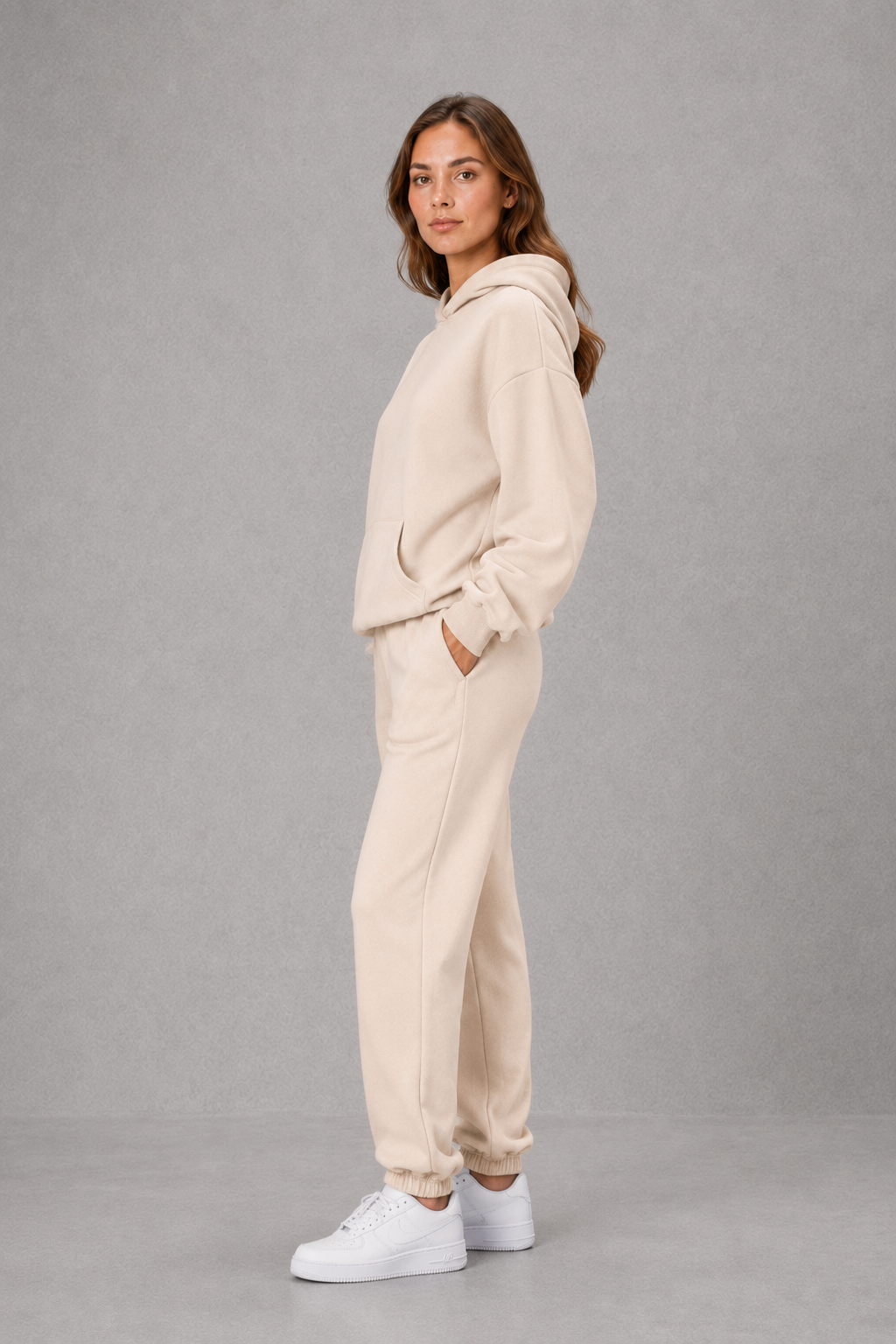 Tracksuit Women - Hooded Sweatshirt and Jogger Set