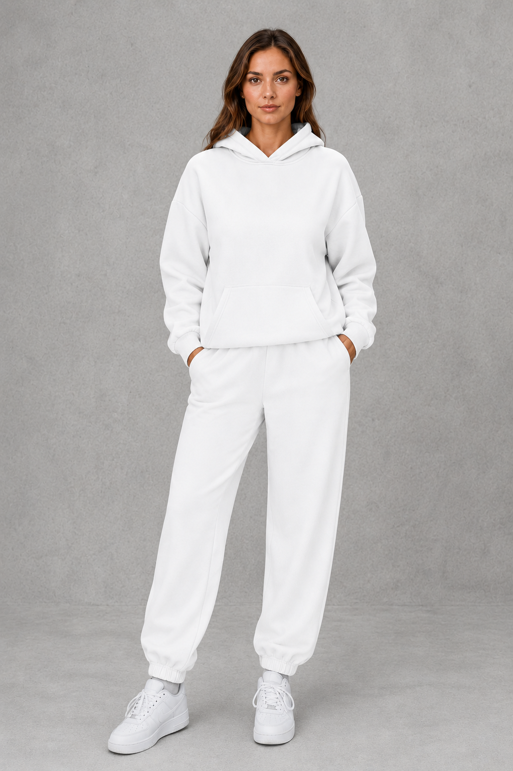 Tracksuit Women - Hooded Sweatshirt and Jogger Set