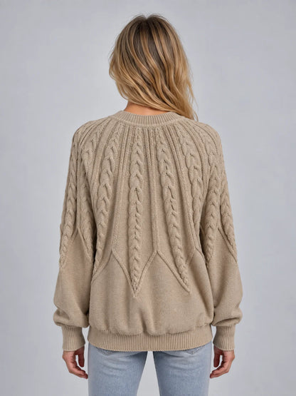 Women's Cable Knit Jumper – Cozy Classic For Everyday Elegance 1