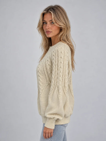 Women's Cable Knit Jumper – Cozy Classic For Everyday Elegance 5