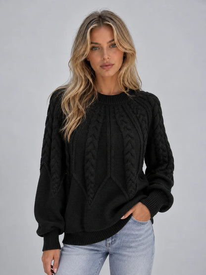 Women's Cable Knit Jumper – Cozy Classic For Everyday Elegance 6