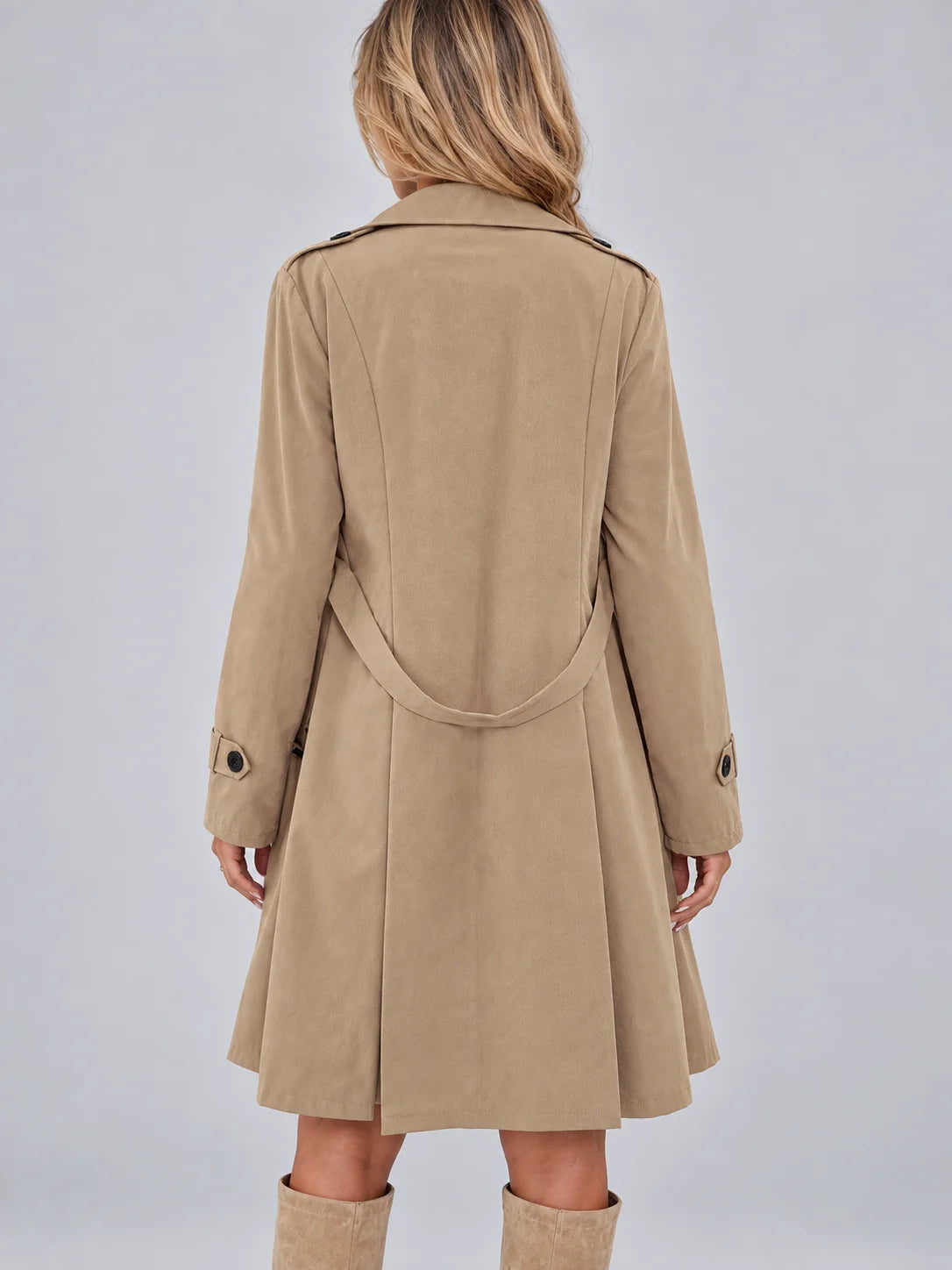 Women's Double-Breasted Trench Coat – Timeless Elegance for Any Occasion 1
