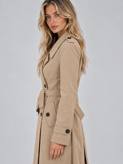Women's Double-Breasted Trench Coat – Timeless Elegance for Any Occasion 2