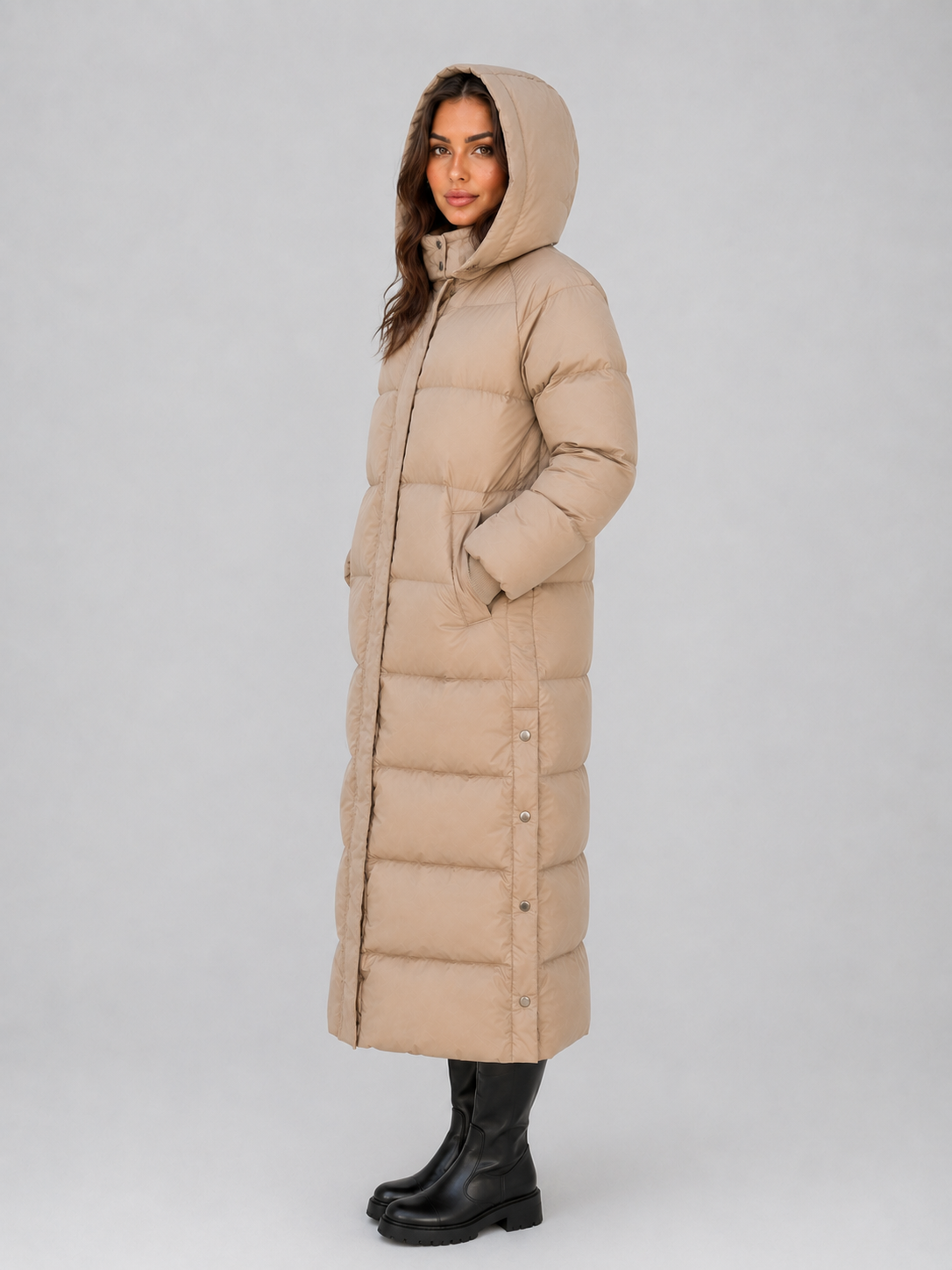 Women's Long Puffer Coat – Essential Cold Weather Comfort 2