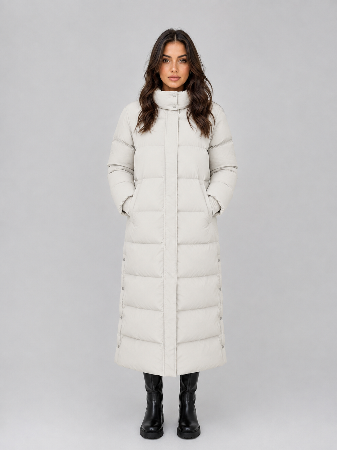 Women's Long Puffer Coat – Essential Cold Weather Comfort 3