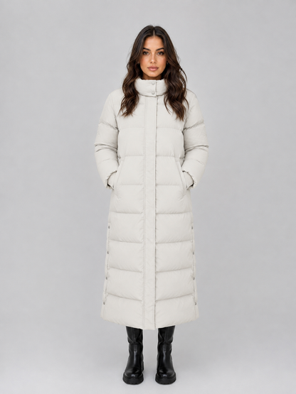 Women's Long Puffer Coat – Essential Cold Weather Comfort 3