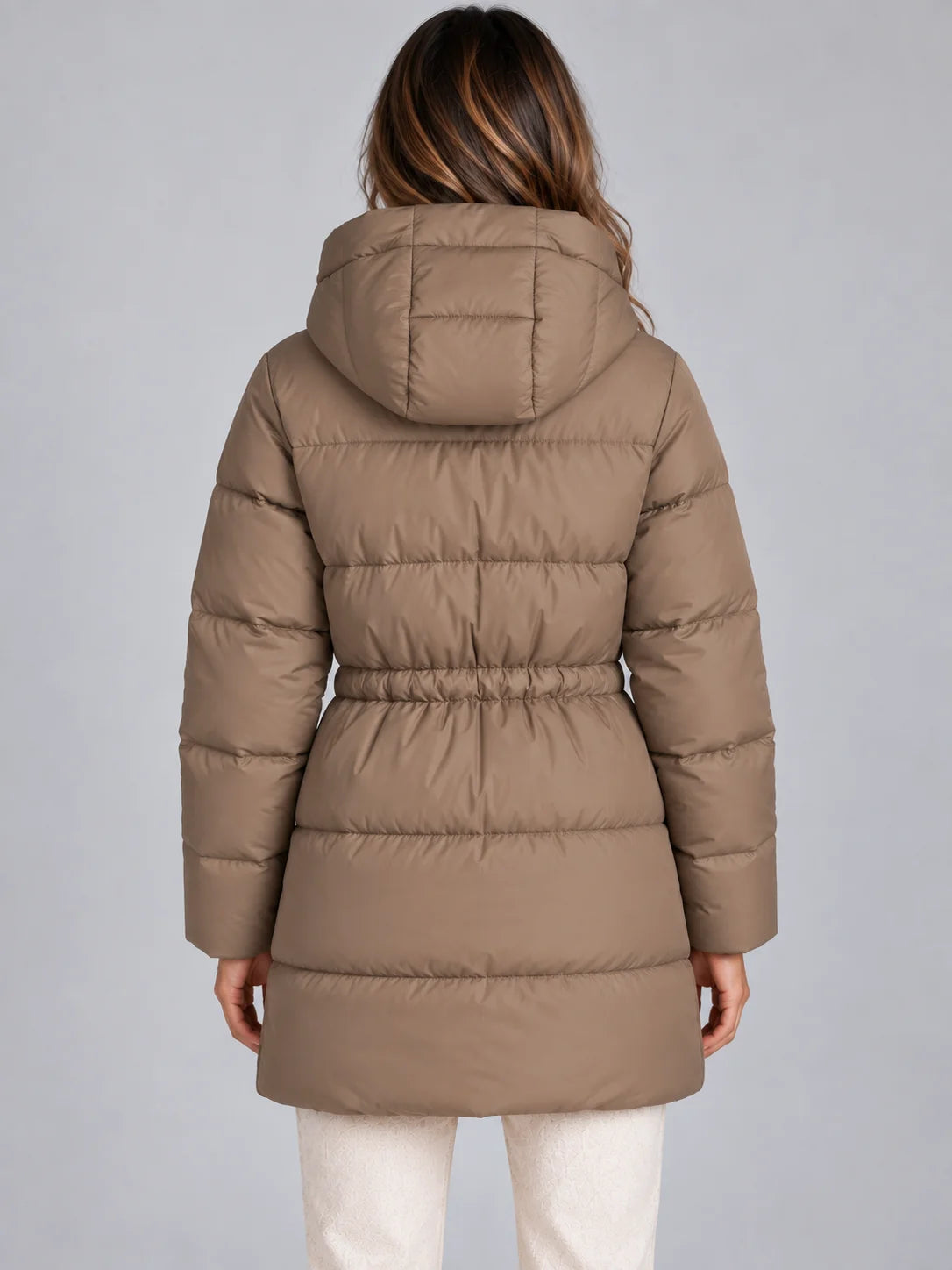 Women’s Quilted Hooded Puffer Jacket – Stylish Warmth for Chilly Days 1