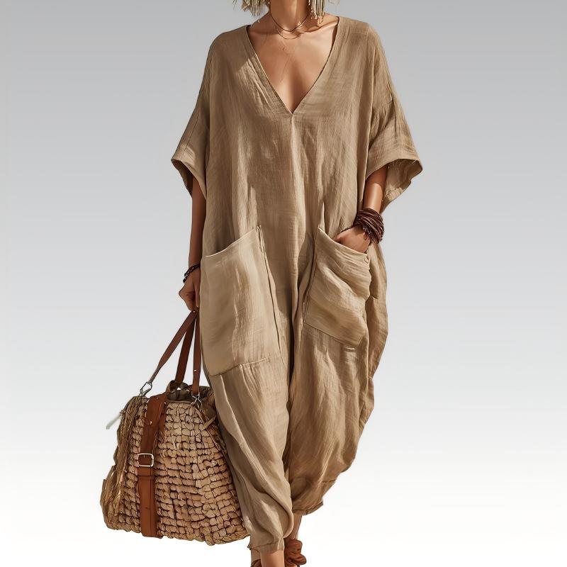Women's Summer V-Neck Jumpsuit – Effortless Style For Warm Days 13