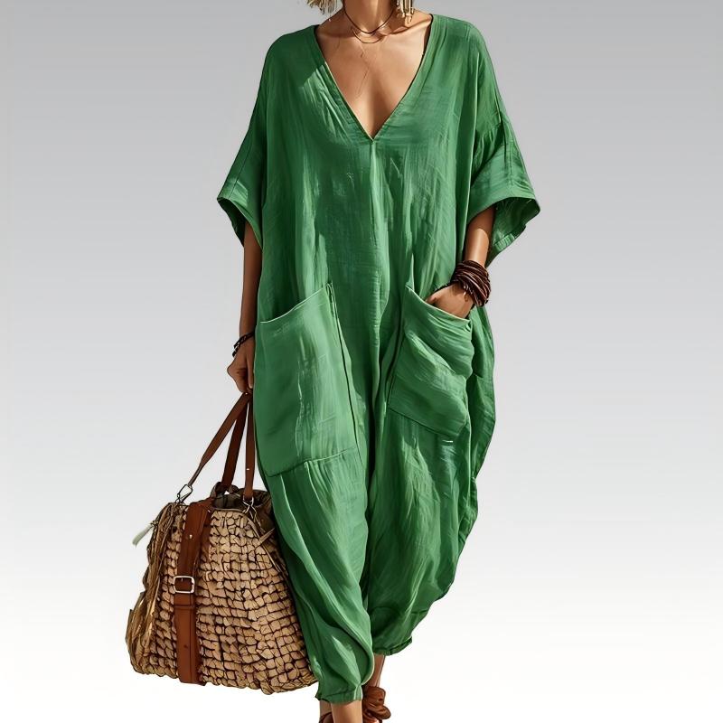 Women's Summer V-Neck Jumpsuit – Effortless Style For Warm Days 14