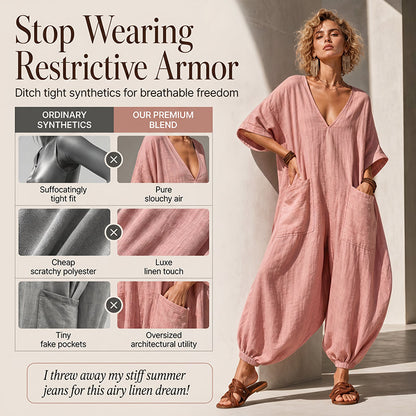 Women's Summer V-Neck Jumpsuit – Effortless Style For Warm Days 3