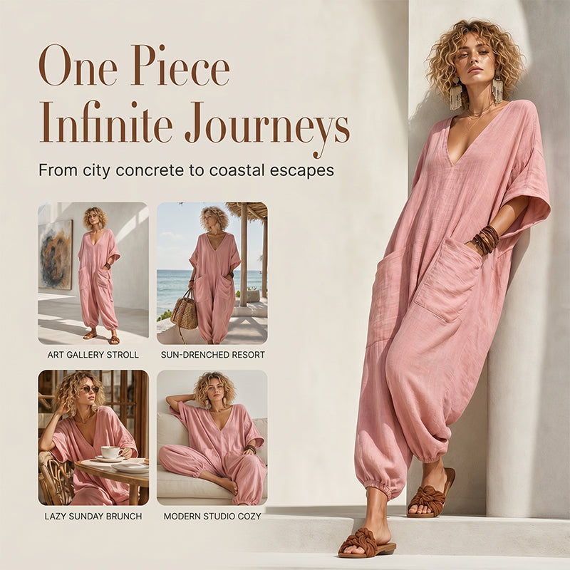 Women's Summer V-Neck Jumpsuit – Effortless Style For Warm Days 5