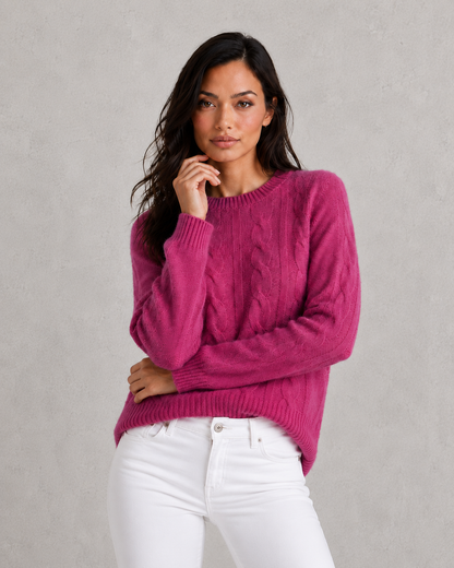 Sweater Women - Soft Crew Neck Jumper with Relaxed Fit