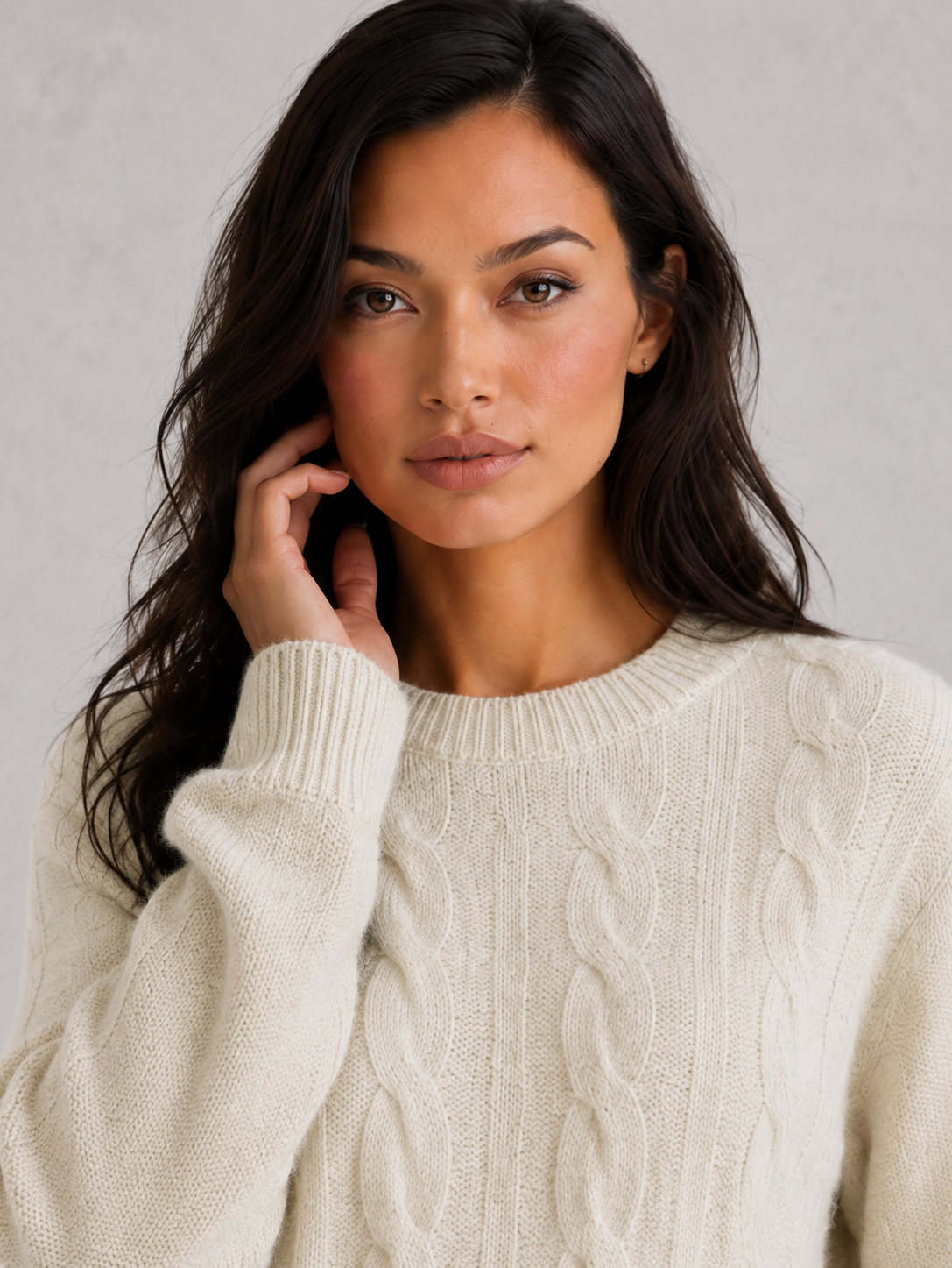 Sweater Women - Soft Crew Neck Jumper with Relaxed Fit