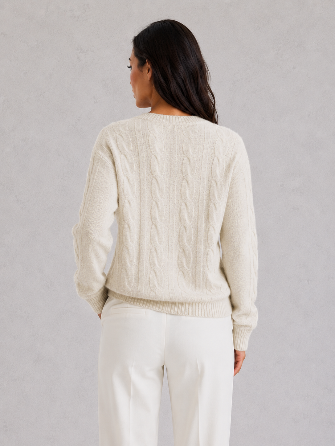 Sweater Women - Soft Crew Neck Jumper with Relaxed Fit